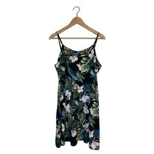 VINTAGE | Paradise Found Honolulu Hawaii Tropical Floral Mini Dress